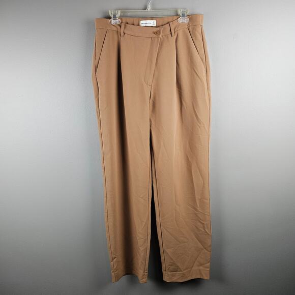 Abercrombie Tailored Relaxed Straight Leg Crossover Waist Pant Size 14 - Picture 1 of 9